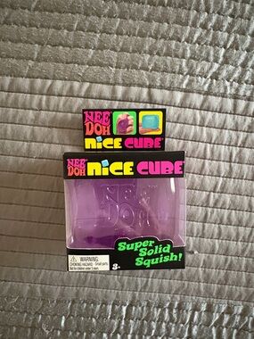 Nice Cube Squish Toy — Purple